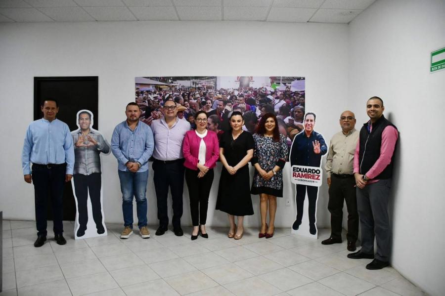 Ana Laura Romero Basurto se reunió con integrantes del Tribunal Administrativo del Poder Judicial del Estado