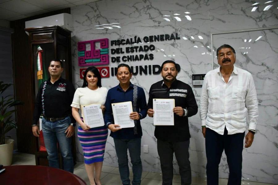  La Secretaría Anticorrupción y Buen Gobierno participa en la firma del convenio de colaboración entre la Fiscalía General del Estado, la Secretaría de Seguridad Pública y la  Auditoría Superior del Estado