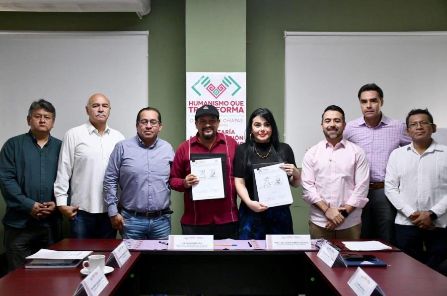 Firman convenio de colaboración entre la Secretaría Anticorrupción y Buen Gobierno y la Secretaría de Salud