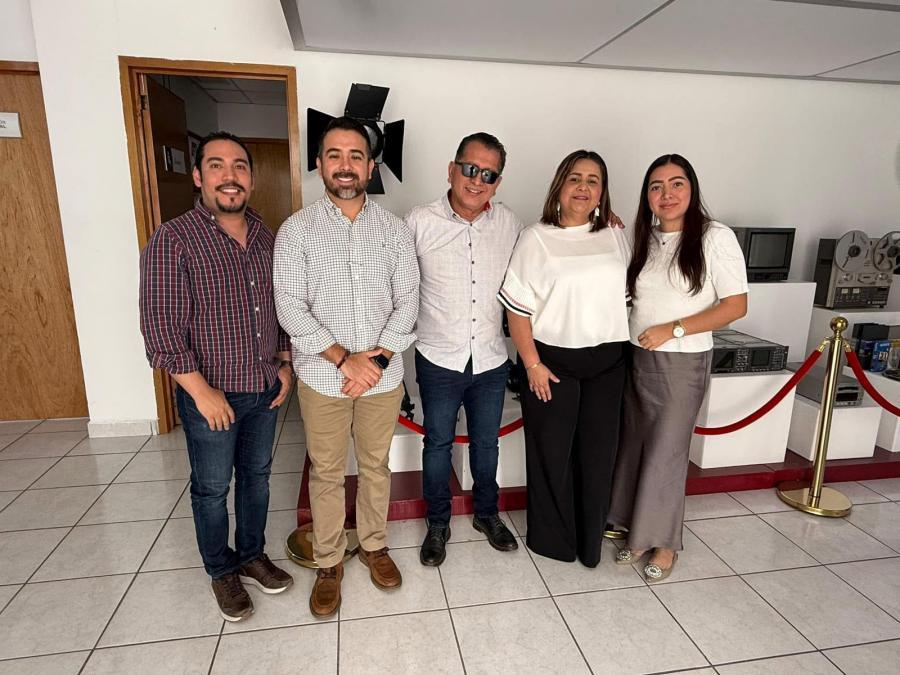 Reunión con el director del Sistema Chiapaneco de Radio, Televisión y Cinematografía
