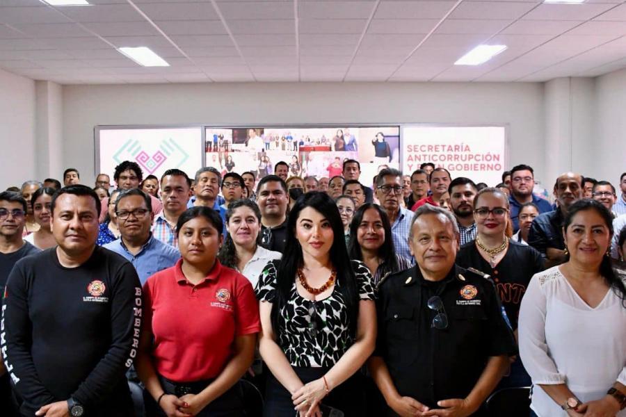 Servidores Públicos de la Secretaría Anticorrupción y Buen Gobierno reciben curso de “Primeros Auxilios“
