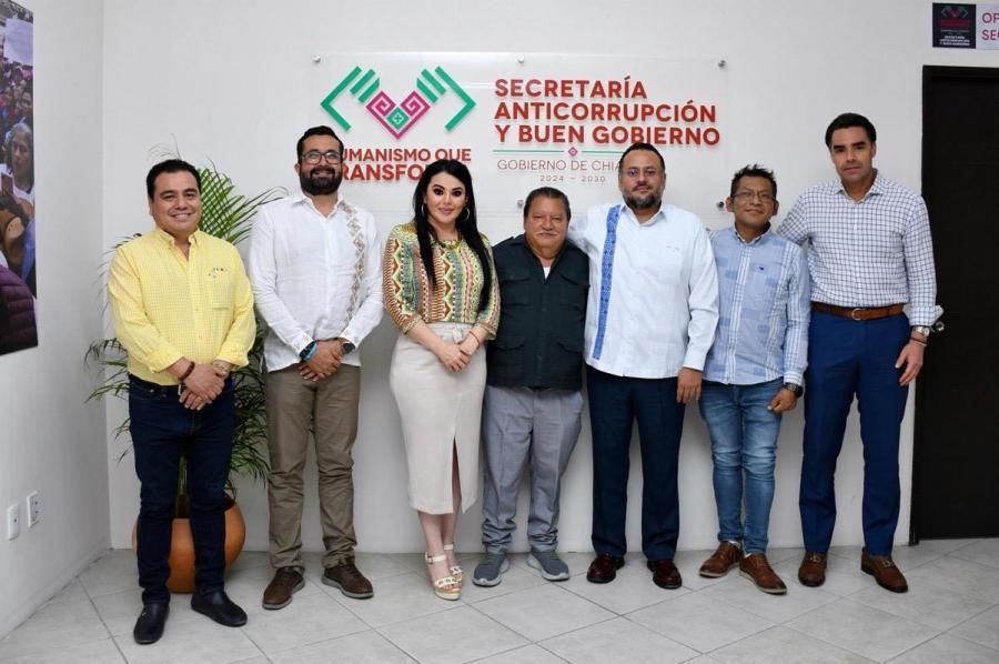 Reunión de Trabajo entre la Secretaría Anticorrupción y Buen Gobierno y la Comisión Estatal de Derechos Humanos