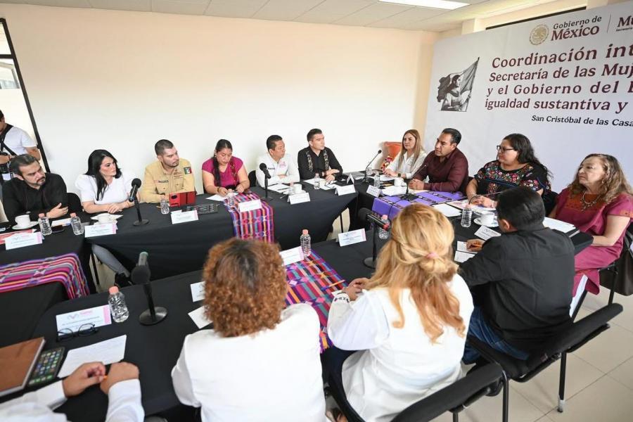 Reunión interinstitucional por la igualdad y el derecho de las mujeres a una vida libre de violencia