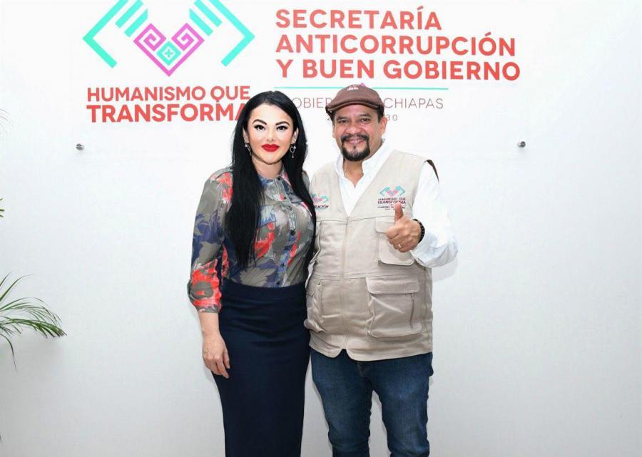 Reunión de trabajo entre la Secretaría Anticorrupción y Buen Gobierno y la Secretaría de Salud Chiapas Oficial para dar seguimiento a auditorías