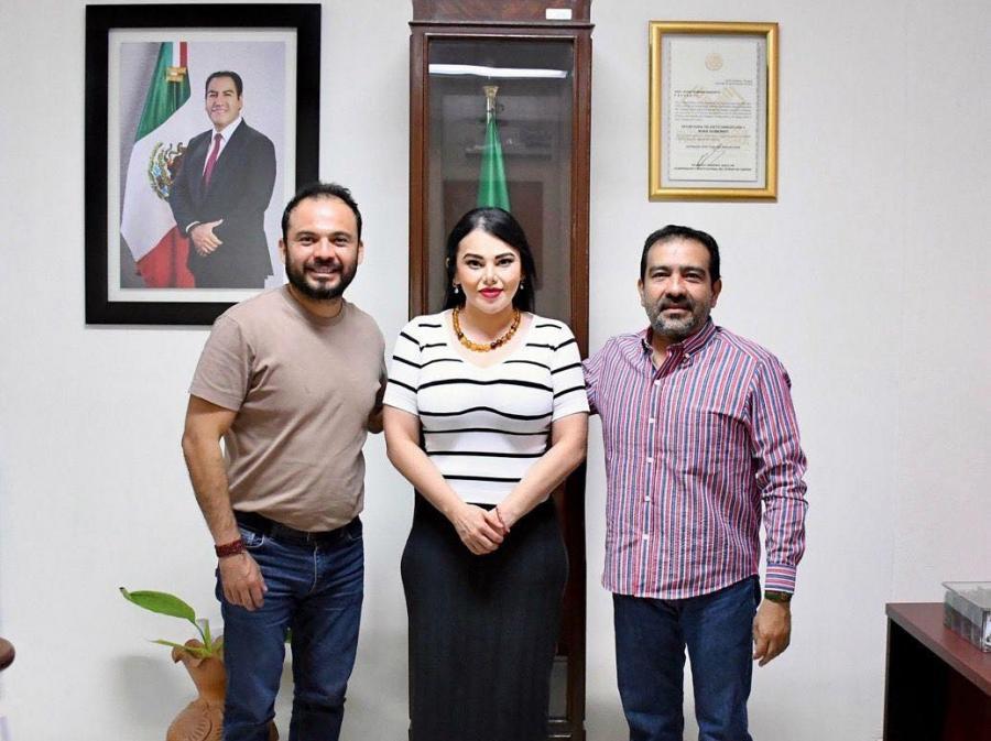 Se reúne Ana Laura Romero, titular de la Secretaría Anticorrupción y Buen Gobierno, con directivos del COBACH e ICHEJA para fortalecer la cultura de la legalidad en el ámbito educativo