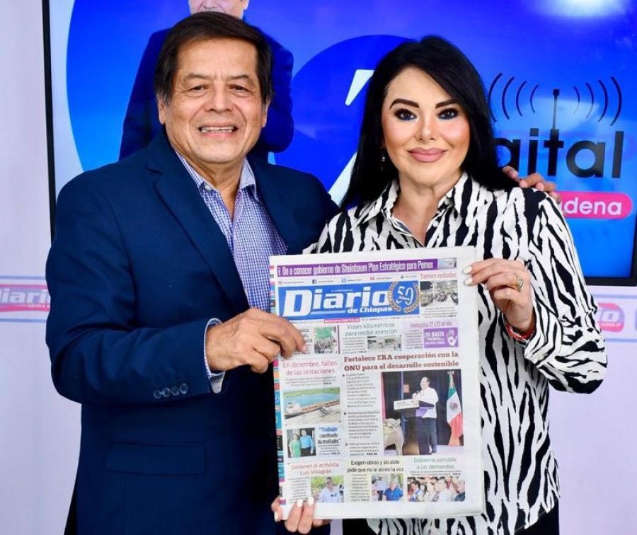 Ana Laura Romero Basurto participa en entrevista con Diario de Chiapas Multimedia para dar a conocer las acciones de la Secretaría Anticorrupción y Buen Gobierno