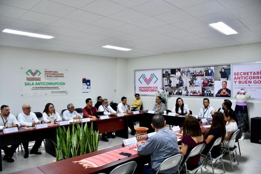 Sostiene Ana Laura Romero Basurto reunión de trabajo con Subsecretarios y Directores de la SAyBG para verificación de recursos estatales a través de la plataforma Jaguar Evalúa