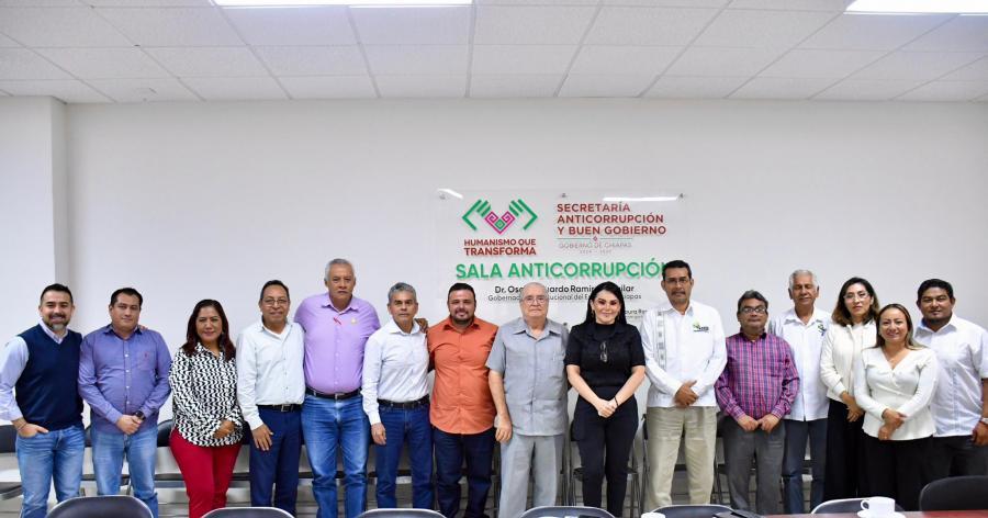 Reunión de trabajo con el nuevo Consejo Directivo del Colegio de Ingenieros Civiles de Chiapas, A.C.
