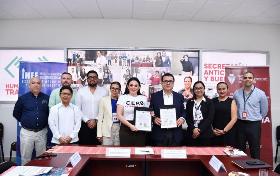 Firma de Convenio de Colaboración con la Facultad Libre de Derecho de Chiapas y la Escuela de Negocios y Emprendimiento