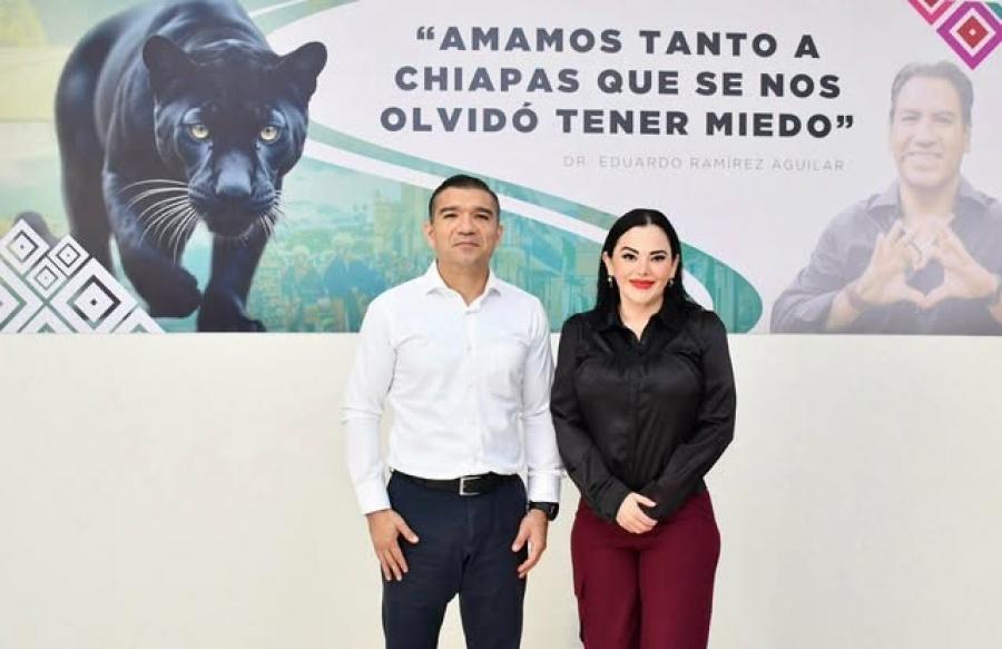 Ana Laura Romero Basurto y Luis Ignacio Avendaño Bermúdez fortalecen la coordinación institucional en favor de la transparencia y la salud