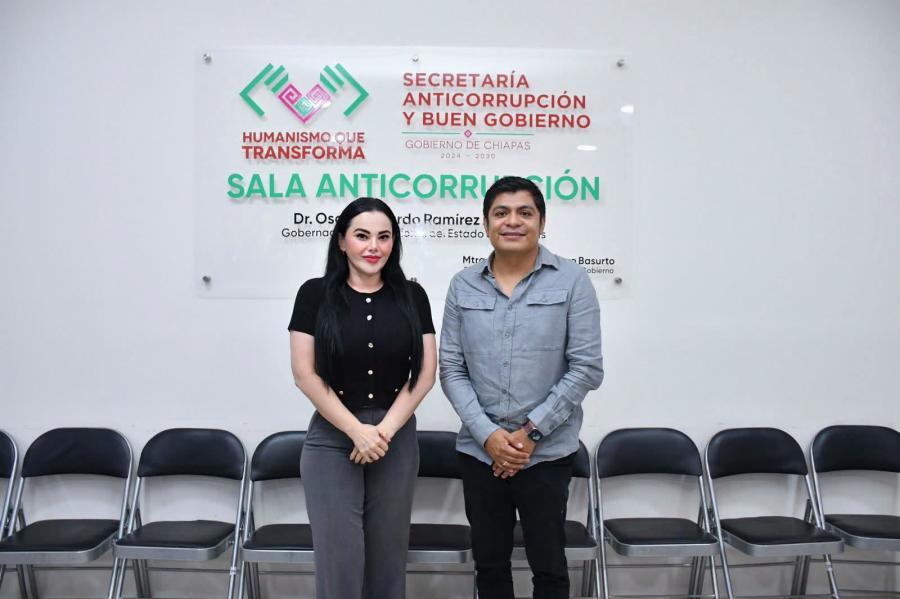 Ana Laura Romero Basurto fortalece la coordinación institucional con el ayuntamiento de Tecpatán