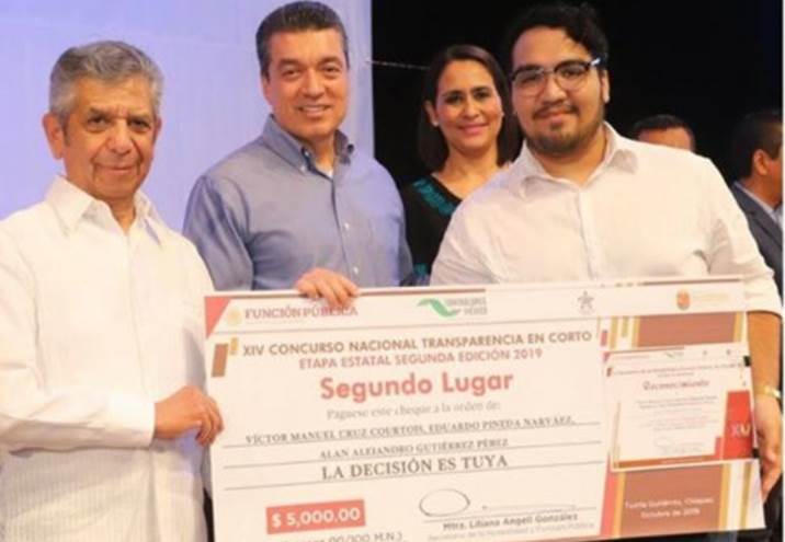 Actividad del Concurso Nacional Transparencia en Corto 2019