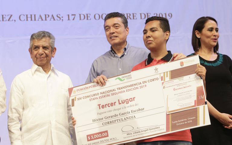Actividad del Concurso Nacional Transparencia en Corto 2019