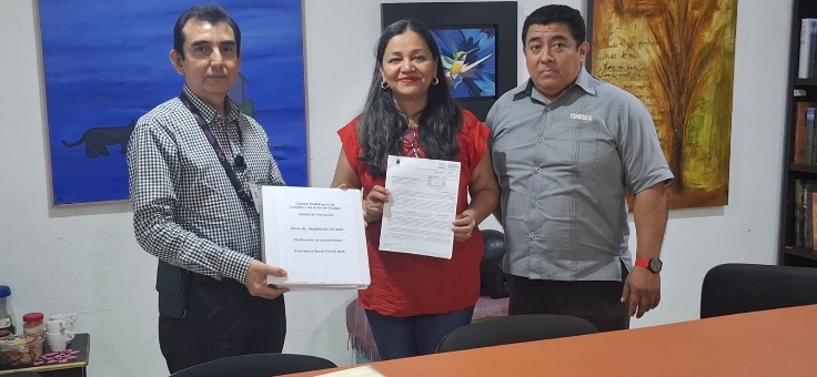Entrega de documentación durante la verificación PAICE 2026